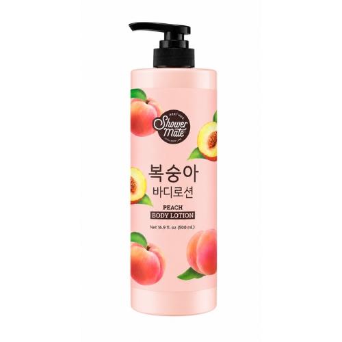 Miniaturka artykułu - Aekyung Showermate Peach Balsam do ciała o zapachu brzoskwini, 500 ml