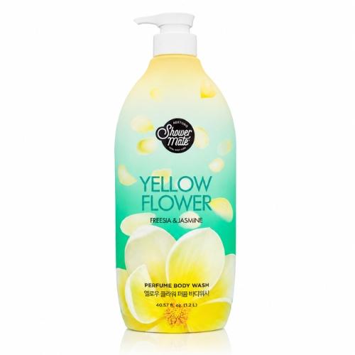 Miniaturka artykułu - Aekyung Showermate Yellow Flower Perfumowany żel pod prysznic, 1,2 l