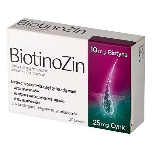 Miniaturka artykułu - AFLOFARM BiotinoZin, 30 tabletek