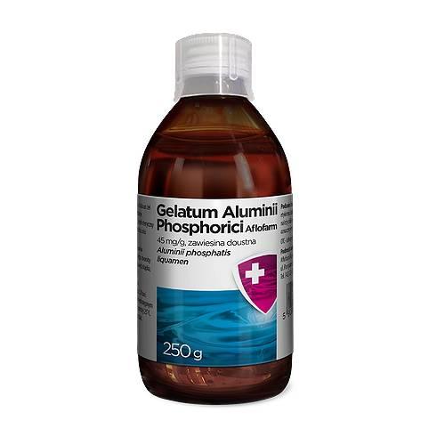 Miniaturka artykułu - AFLOFARM Gelatum Aluminii phosphorici, 250 g
