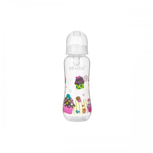 Miniaturka artykułu - AKUKU Butelka biała A0005 0m+, 250ml