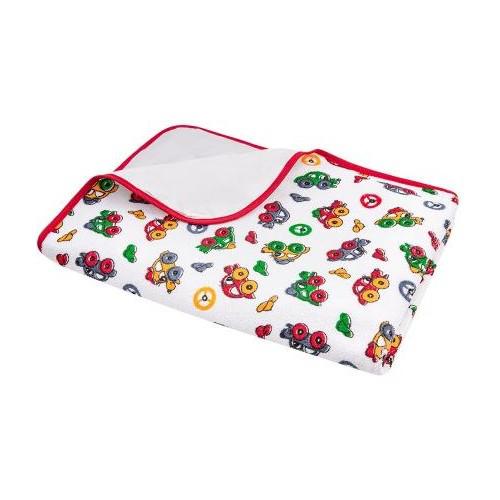 Miniaturka artykułu -   AKUKU Podkład Frotte z ceratką 70x50cm AUTA A1043, 1szt.