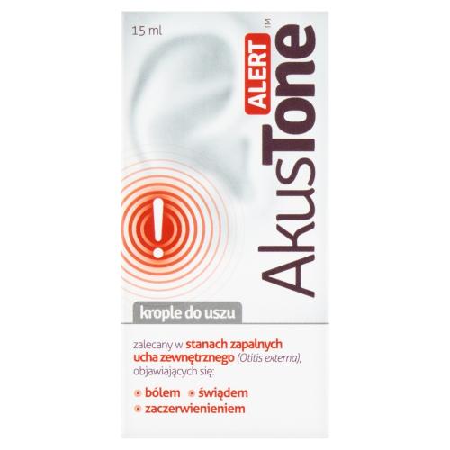 Miniaturka artykułu - Akustone Alert krople do uszu roztw&oacute;r, 15ml