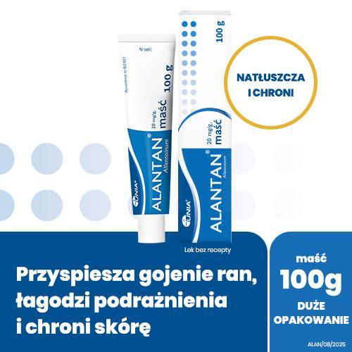 Miniaturka artykułu - ALANTAN Maść, 100 g USZKODZONE OPAKOWANIE TEKTUROWE