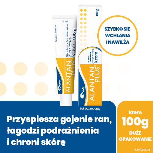 Miniaturka artykułu - ALANTAN PLUS Krem, 100 g
