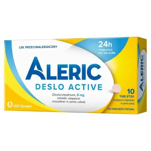 Miniaturka artykułu - Aleric Deslo Active 5 mg, 10 tabletek