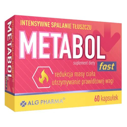 Miniaturka artykułu - ALG PHARMA Metabol fast, 60kaps.