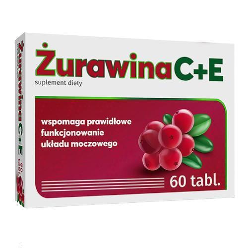 Miniaturka artykułu - ALG PHARMA Żurawina C+E, 60 tabl. USZKODZONE OPAKOWANIE TEKTUROWE