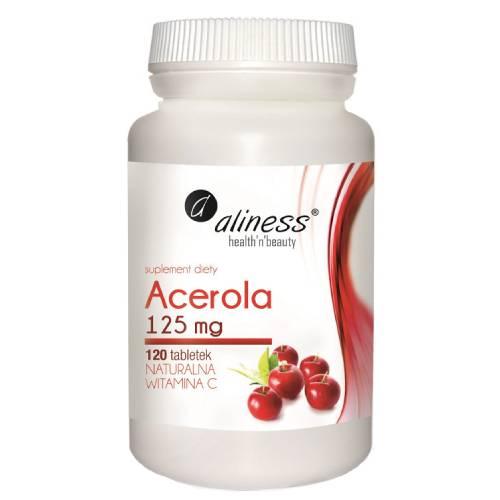 Miniaturka artykułu - ALINESS Acerola 125MG - 120 tabletek