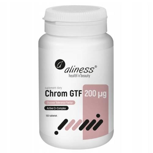 ALINESS Chrom GTF Act Cr-Complex 200ug, 100tabl.
