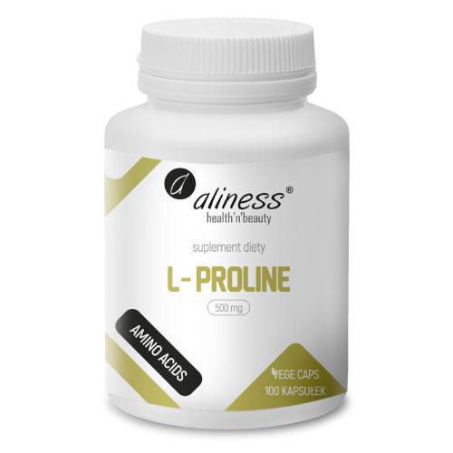 Miniaturka artykułu - ALINESS L-Proline 500mg, 100 kapsułek
