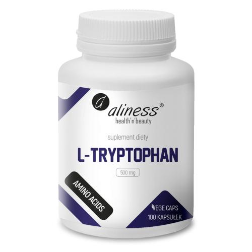 Miniaturka artykułu - ALINESS L-tryptophan 500mg - 100 kapsułek
