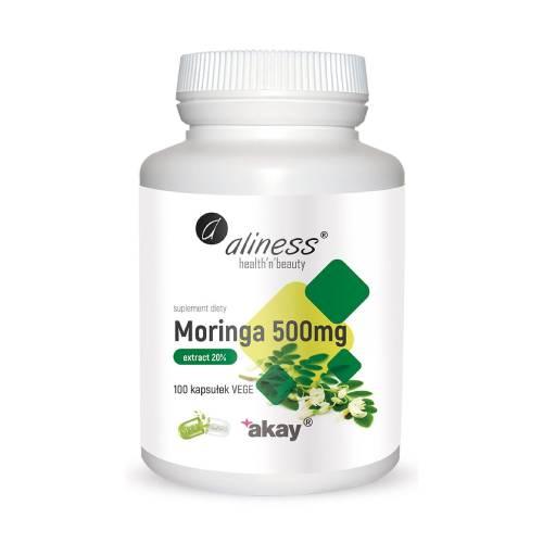 Miniaturka artykułu - ALINESS Moringa 500mg, 100 kapsułek