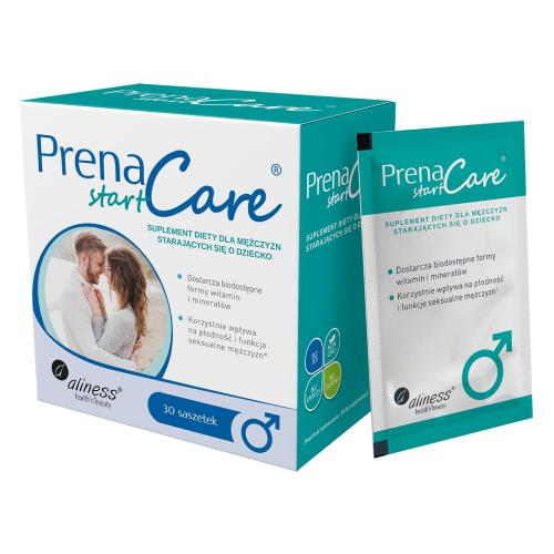 Miniaturka artykułu - Aliness PrenaCare Start dla mężczyzn, 30 sasz.