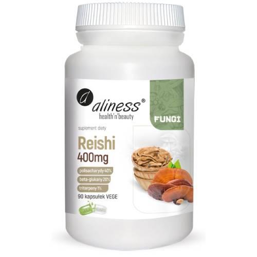 Miniaturka artykułu - Aliness Reishi 400 mg, 90 kaps.