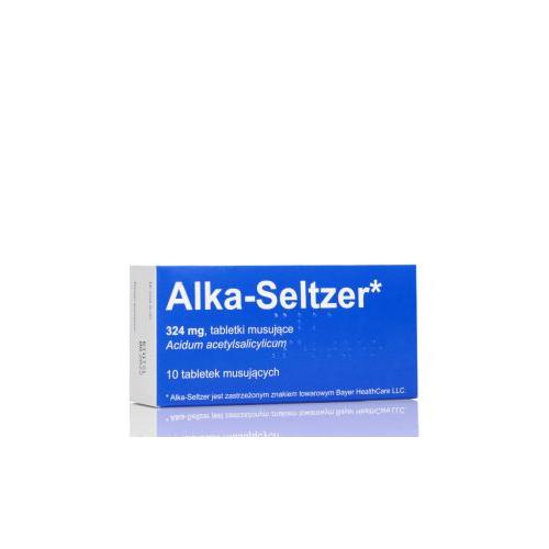 Miniaturka artykułu - Alka-Seltzer - 10 tabletek musujących DELFARMA 