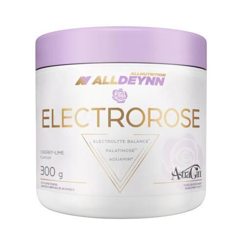 Miniaturka artykułu - Allnutrition Alldeynn Electrorose Elektrolity w proszku o smaku limonkowo-wiśniowym, 300 g