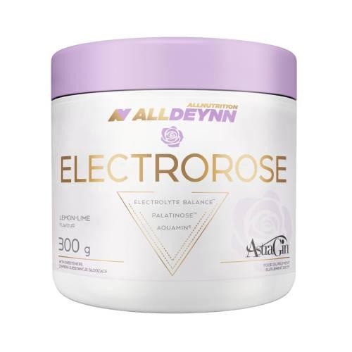 Miniaturka artykułu - Allnutrition Alldeynn Electrorose Elektrolity w proszku o smaku limonkowo-cytrynowym, 300 g