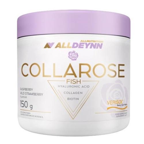 Miniaturka artykułu - ALLNUTRITION Alldeynn Collarose Fish Kolagen Malina-Poziomka, 150g