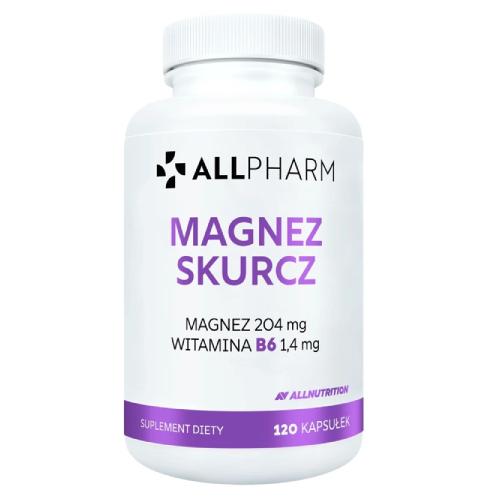 Miniaturka artykułu - Allnutrition Allpharm Magnez Skurcz, 120 kaps.