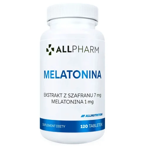 Miniaturka artykułu - Allnutrition Allpharm Melatonina, 120 tabl.