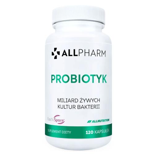 Miniaturka artykułu - Allnutrition Allpharm Probiotyk, 120 kaps.