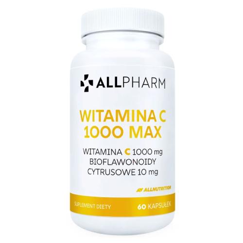 Miniaturka artykułu - Allnutrition Allpharm Witamina C 1000 Max, 60 kaps.