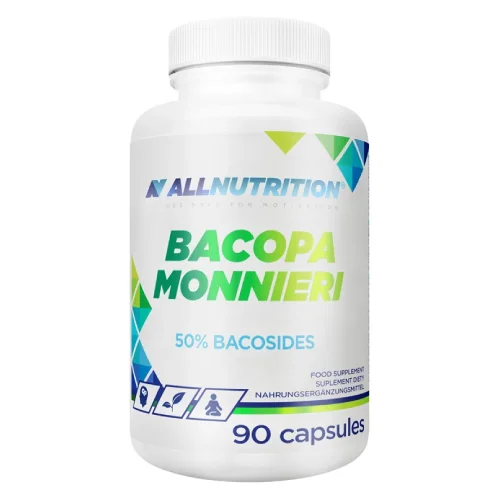 Miniaturka artykułu - Allnutrition Bacopa Monnieri - 90kaps.