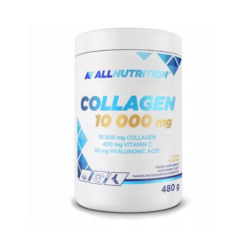 Miniaturka artykułu - Allnutrition Collagen 10 000 mg Peach Kolagen, 480 g