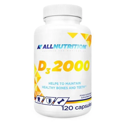 Miniaturka artykułu - Allnutrition D3 2000, 120 kaps. KR&Oacute;TKA DATA 30.11.2026