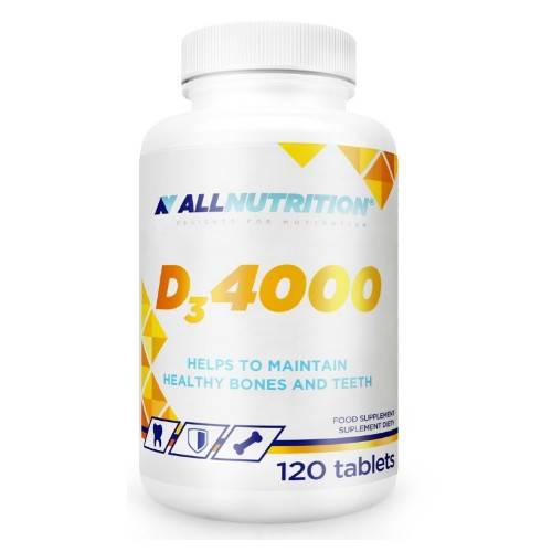 Miniaturka artykułu - Allnutrition D3 4000iu, 120 tabl.