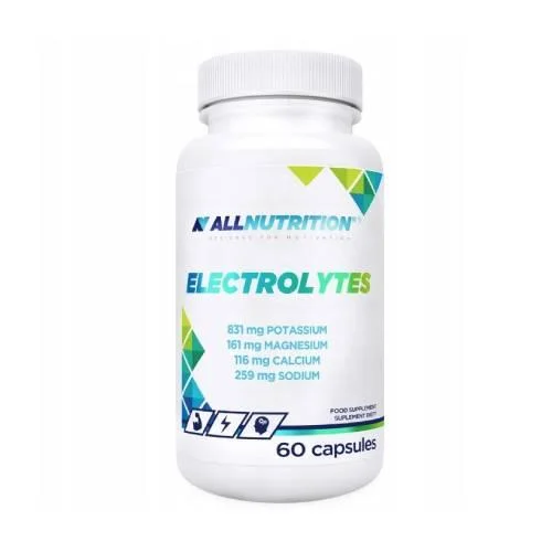 Miniaturka artykułu - Allnutrition Electrolytes, 60 kaps. KR&Oacute;TKA DATA 01.11.2026