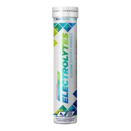 Miniaturka artykułu - Allnutrition Electrolytes Elektrolity o smaku arbuzowym, 20 tabl. mus.