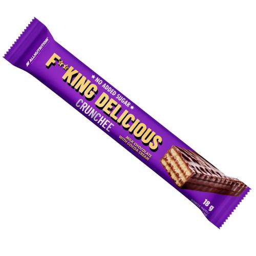 Miniaturka artykułu - Allnutrition Fitking Delicious Crunchee Wafelek z kremem kakaowym, 18 g