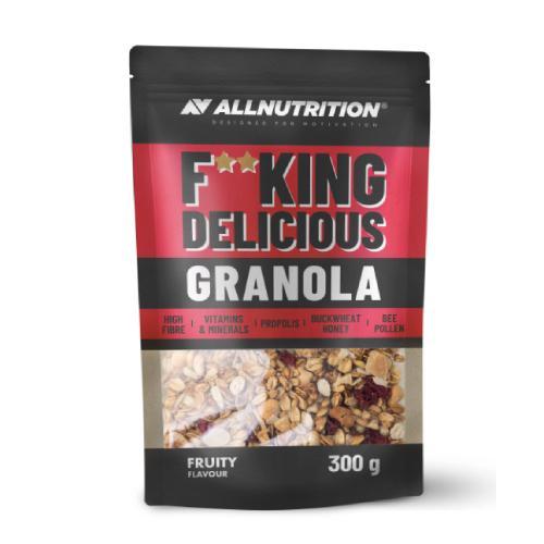 Miniaturka artykułu - ALLNUTRITION FitKing Delicious Fruity - granola, 300g KR&Oacute;TKA DATA 21.08.2026