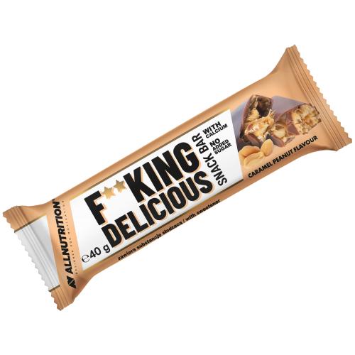 ALLNUTRITION Fitking Delicious Snack Bar Caramel Peanut Baton, 40g