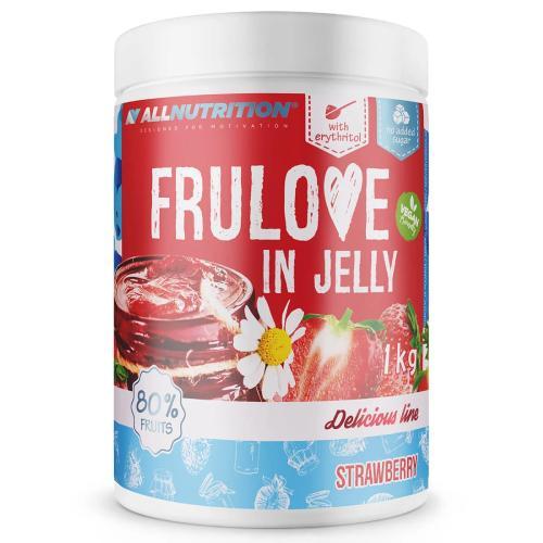Miniaturka artykułu - ALLNUTRITION Frulove in Jelly Frużelina truskawka, 1000g KR&Oacute;TKA DATA 31.08.2026