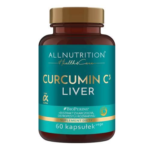 Miniaturka artykułu - ALLNUTRITION Health & Care Curcumin C3 Liver, 60 kapsułek