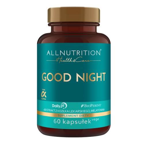 Miniaturka artykułu - ALLNUTRITION Health & Care Good Night, 60 kapsułek