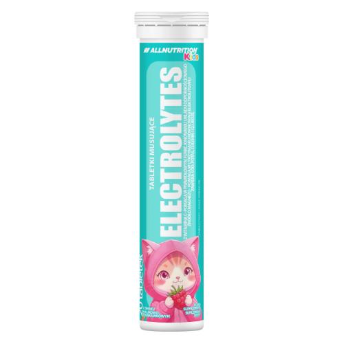 Miniaturka artykułu - Allnutrition Kids Electrolytes Elektrolity dla dzieci o smaku malinowo-truskawkowym, 20 tabl. musujących