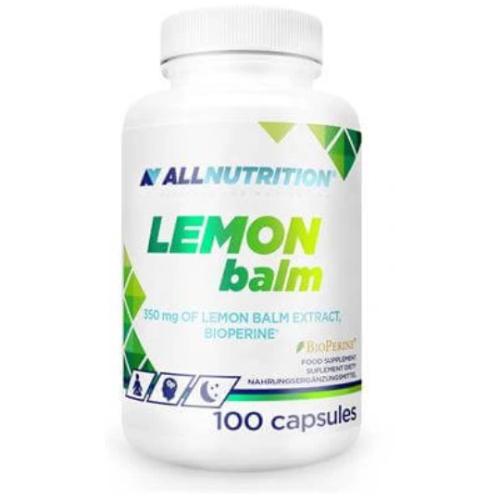 Miniaturka artykułu - ALLNUTRITION Lemon Balm, 100kaps.