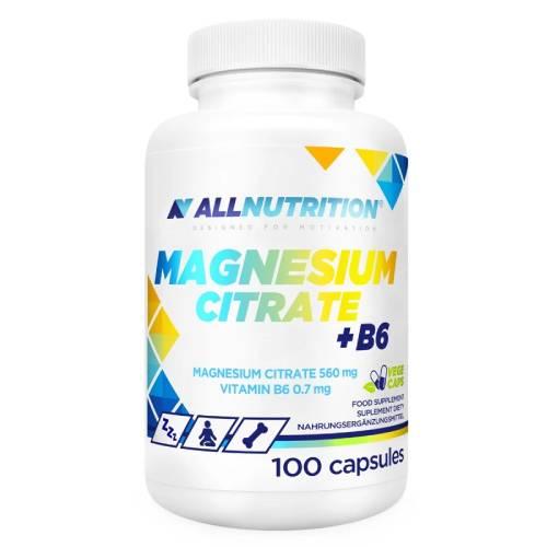 Miniaturka artykułu - ALLNUTRITION Magnesium Citrate + B6, 100 kaps.
