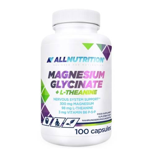 Miniaturka artykułu - Allnutrition Magnesium glycinate + L-Theanine, 100 kaps.