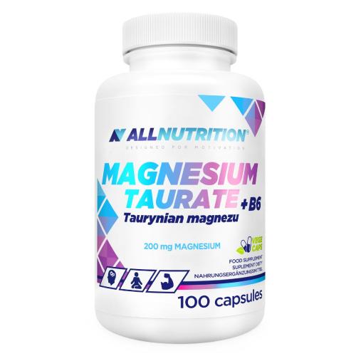 Miniaturka artykułu - Allnutrition Magnesium Taurate + B6 Taurynian Magnezu, 100 kaps.