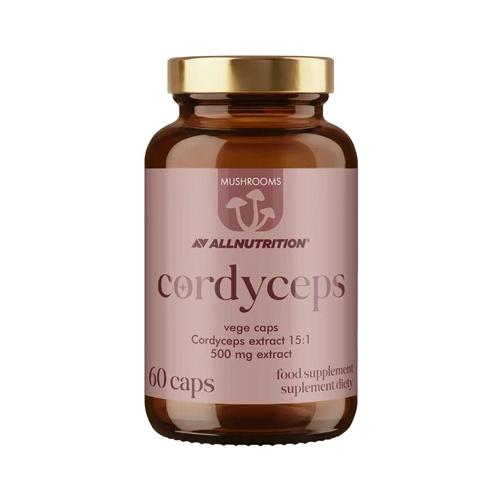 Miniaturka artykułu - Allnutrition Mushrooms Cordyceps, 60 kaps.