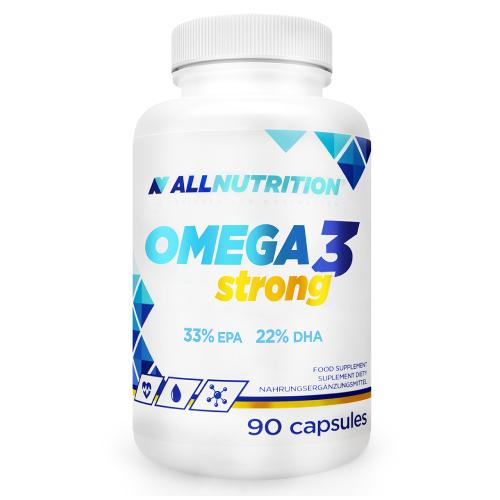 Miniaturka artykułu - Allnutrition Omega 3 Strong, 90 kapsułek