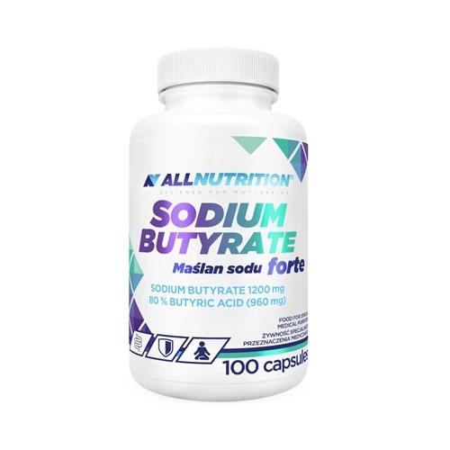 Miniaturka artykułu - Allnutrition Sodium Butyrate Maślan sodu Forte 1200 mg, 100 kaps.
