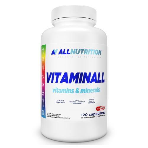 Miniaturka artykułu - Allnutrition Vitaminall Witaminy i minerały, 120 kaps.