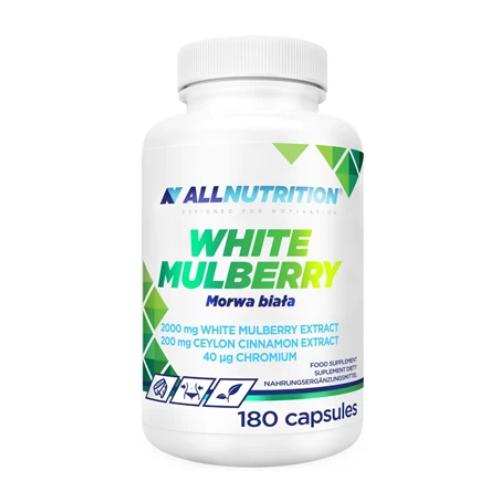 Miniaturka artykułu - Allnutrition White Mulberry Morwa biała, 180 kaps.