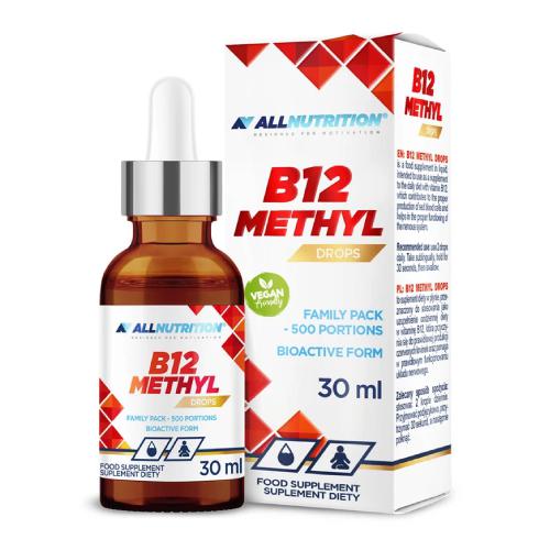 Miniaturka artykułu - ALLNUTRITION Witamina B12 Methyl Drops, 30 ml